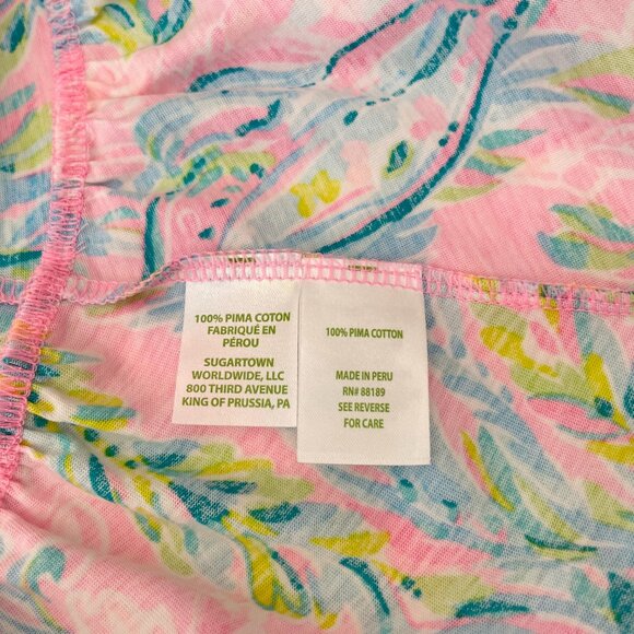 *Lilly Pulitzer Kristen Ruffle Flounce Shift Dress in Unicorn of the Sea Size S - Picture 8 of 16